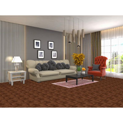 Tapis rayé abstrait moderne 3 x 5