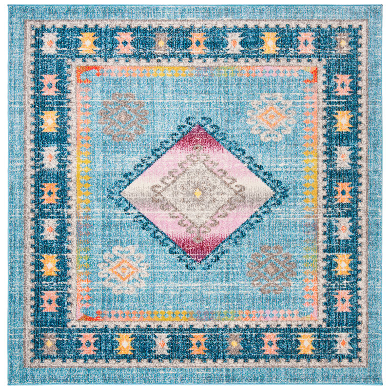 Tapis oriental performance Gutierez, Carré 6 pi 7 po