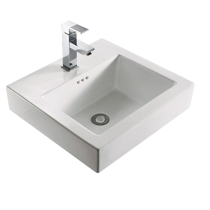 Ensemble de meuble-lavabo simple 18 po Arverne, Poli