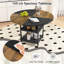 Round Metal Base Dining Table-489508748