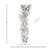 9'x18" LED Flocked Bear Mountain Garland