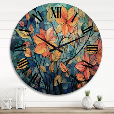 Horloge murale en bois massif Antonion