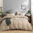 Solid Color Comforter Light Color 3 PCs Bedding Set Pure Color Bed Comforter Set-115665724-115665723