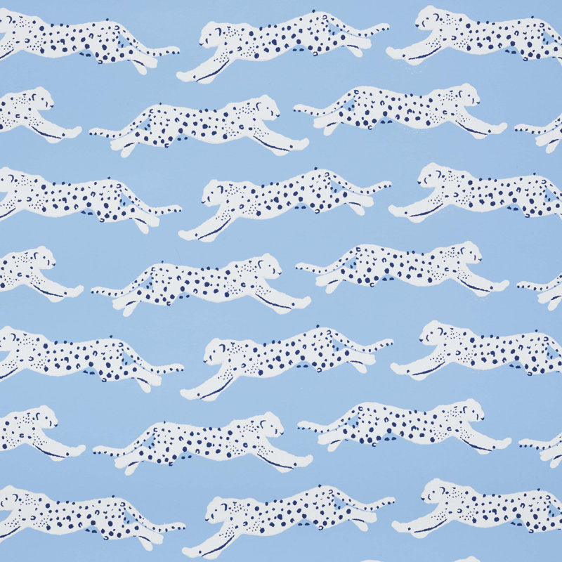 Papier peint Léopards sautant, Ciel