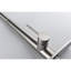 Robinet d'évier de cuisine à poignée simple en acier inoxydable avec douchette extractible-125382511
