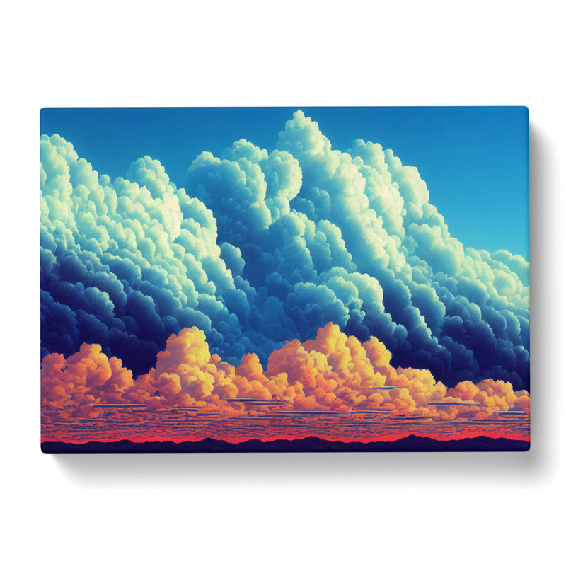 Angelical Clouds - Wrapped Canvas, 35cm H x 50cm W x 3cm D