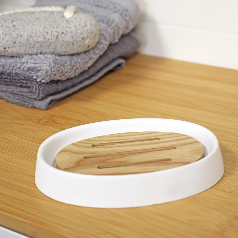 Richae Bathroom Accessory, White