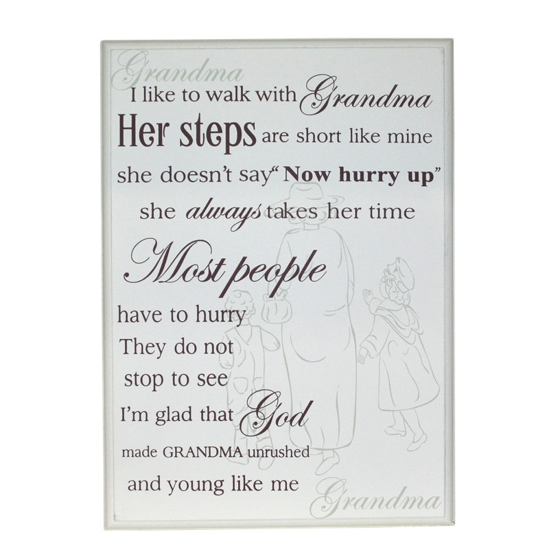 Beghel Text & Numbers Decorative Plaque / Box Sign