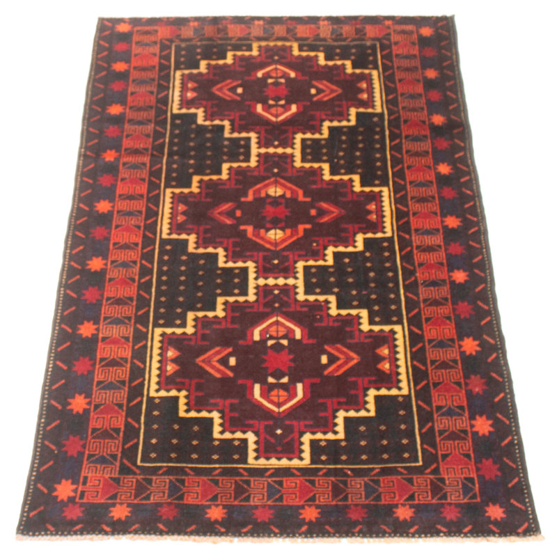 Tapis taupe Teimani 3 pi 3 po x 6 pi 3 po