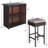 Cahmari 2 - Person Patio Dining Set with Rectangular Table , Cushions Included-306024913