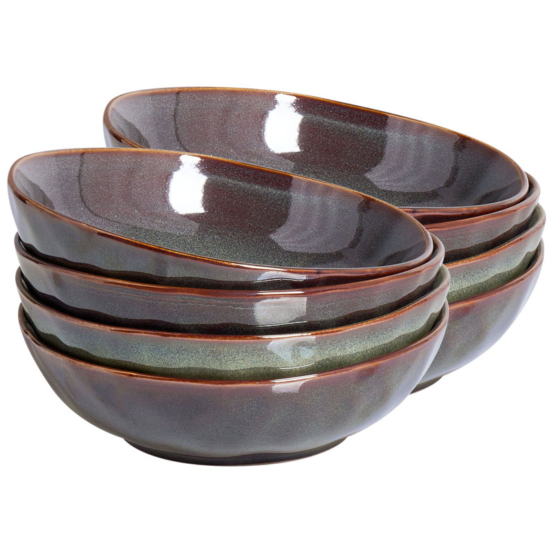 THYME 650ml Handmade Stoneware Pasta Bowl