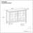 Connaught 46"W Solid Wood Traditional Low Storage Cabinet with Glass Doors and Adjustable Shelves-843167418