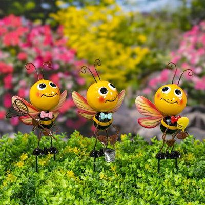 Ensemble de 6 piquets de jardin The Bumble Bunch
