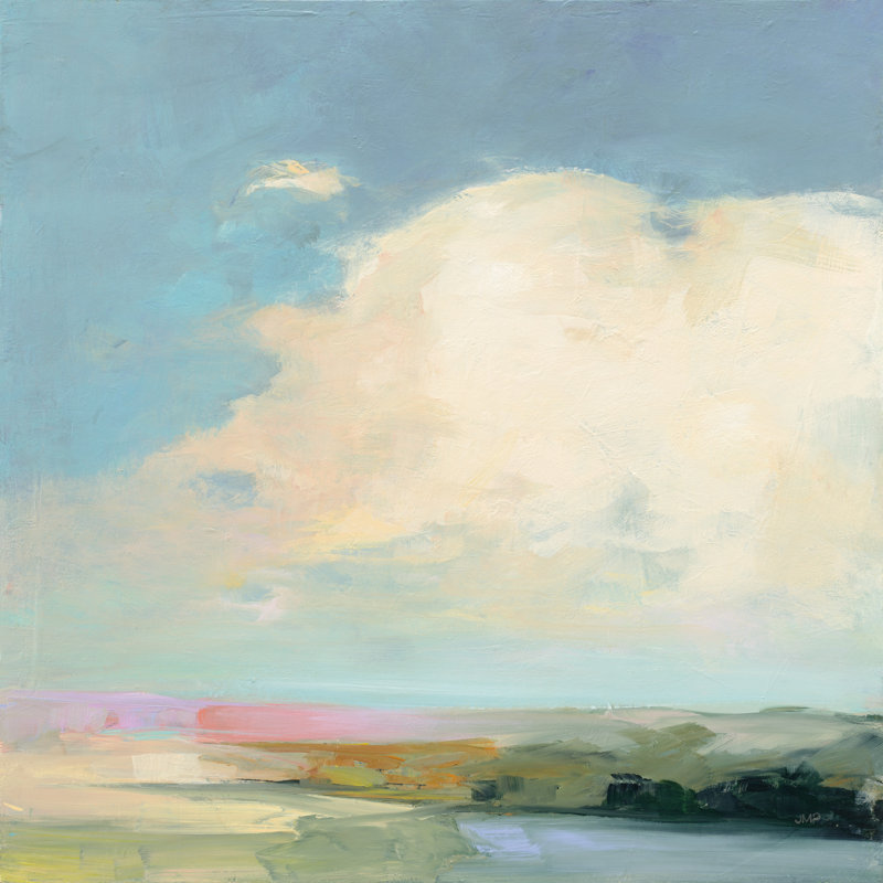 Colorful Horizon II by Julia Purinton - Wrapped Canvas Painting, 91cm H x 91cm W