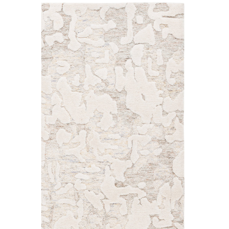 Harvest 701 Hand Tufted 80% Wool; 20% Cotton Abstract Rug, Rectangle 5' x 8'