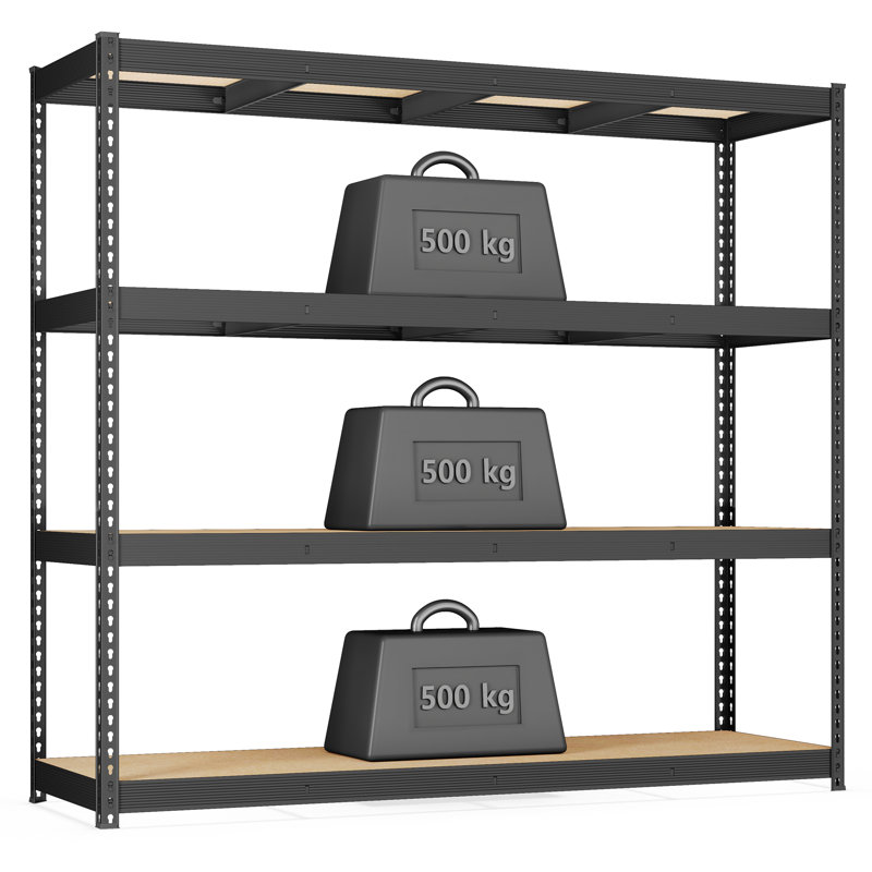 Steel Storage Rack, 183 cm H x 200 cm W x 60 cm D