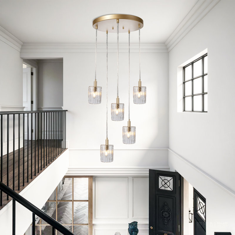5 - Light Dimmable Cluster Pendant Light