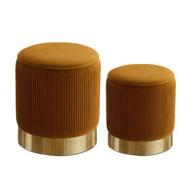 OTTOMAN AVEC ENSEMBLE DE RANGEMENT DE 2