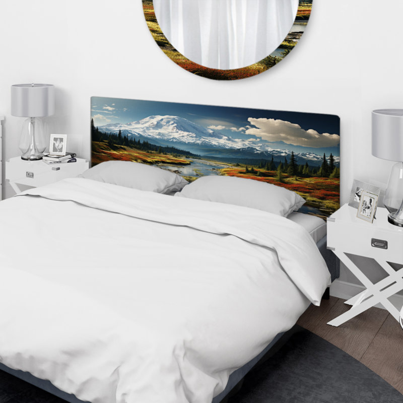 Travelle - Landscapes Upholstery Panel Headboard, Très grand