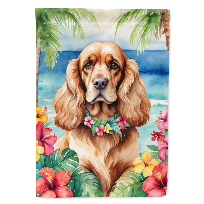 Drapeau de jardin en polyester double face H 15,5 po x l 11,25 po