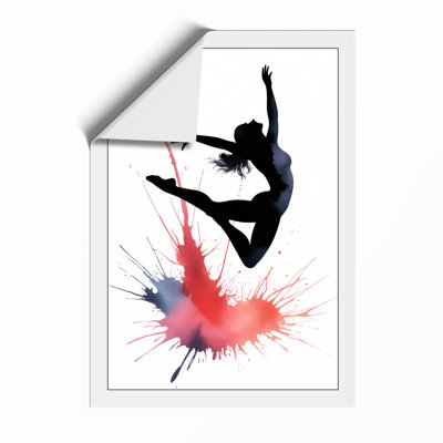 Leap of Freedom Modern - Framed Print