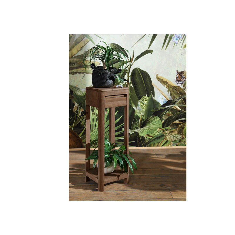 Toronto Solid Wood End Table, Smoked Cherry