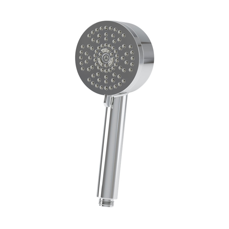 HydroMersion 4" Single-Function Round Hand Shower Wand in Polished Chrome, Polished Chrome