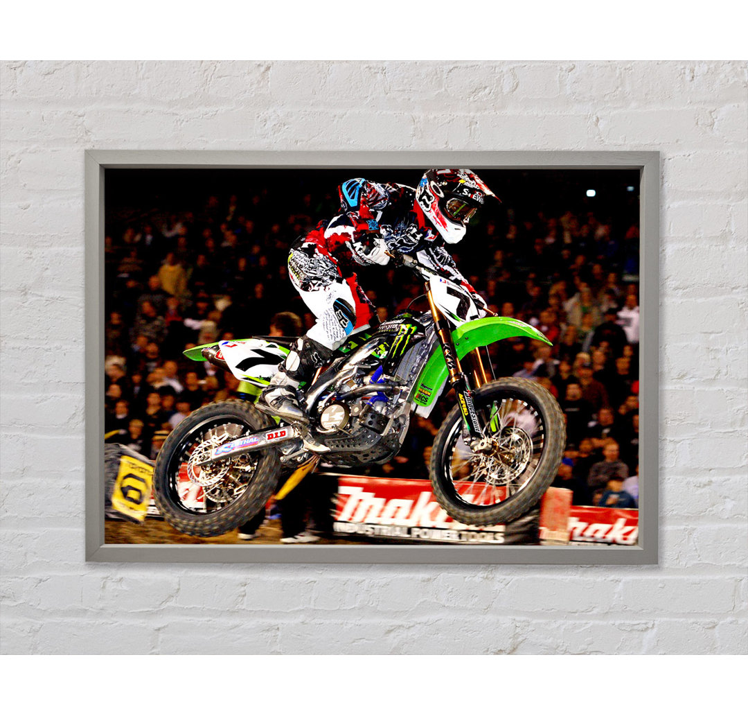 Motorcross James Stewart (Bubba) - Einzelbildrahmen Kunstdrucke auf Leinwand