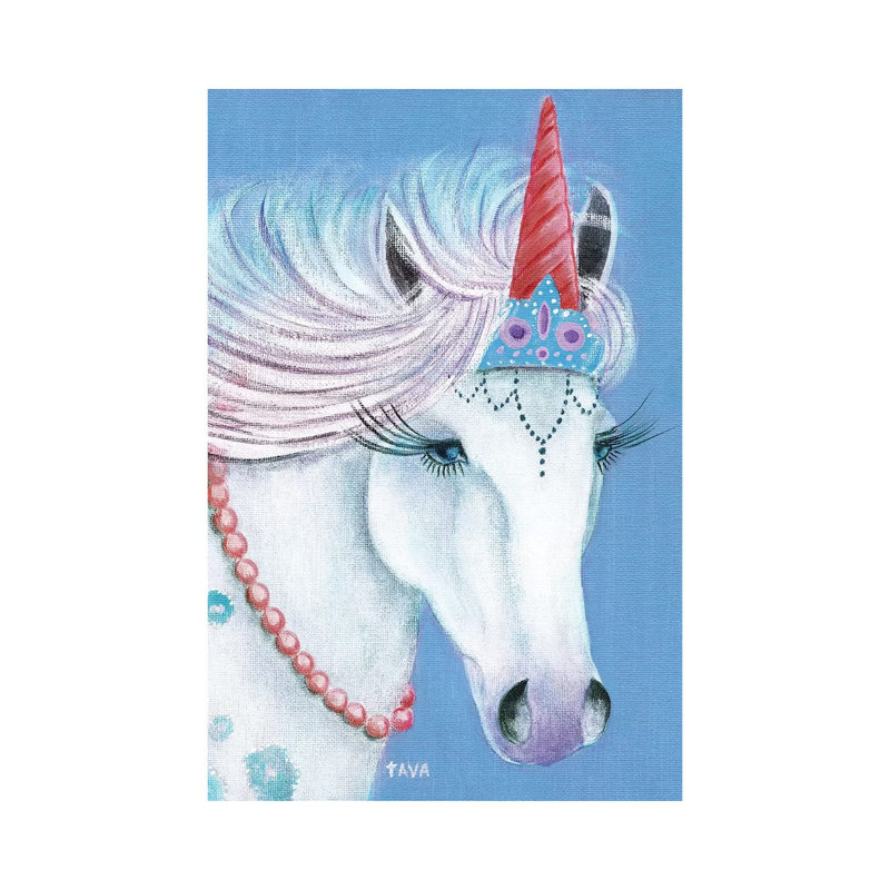 Unicorn I by Tava Studios - Gallery-Wrapped Canvas Giclée on Canvas, 20.32 cm H x 30.48 cm W, Canvas