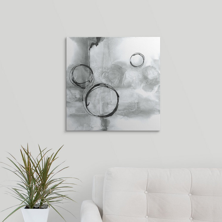 « i gray », reproduction d’art de chris paschke Full Circle, H 20 po x l 20 po x P 1,5 po, Toile
