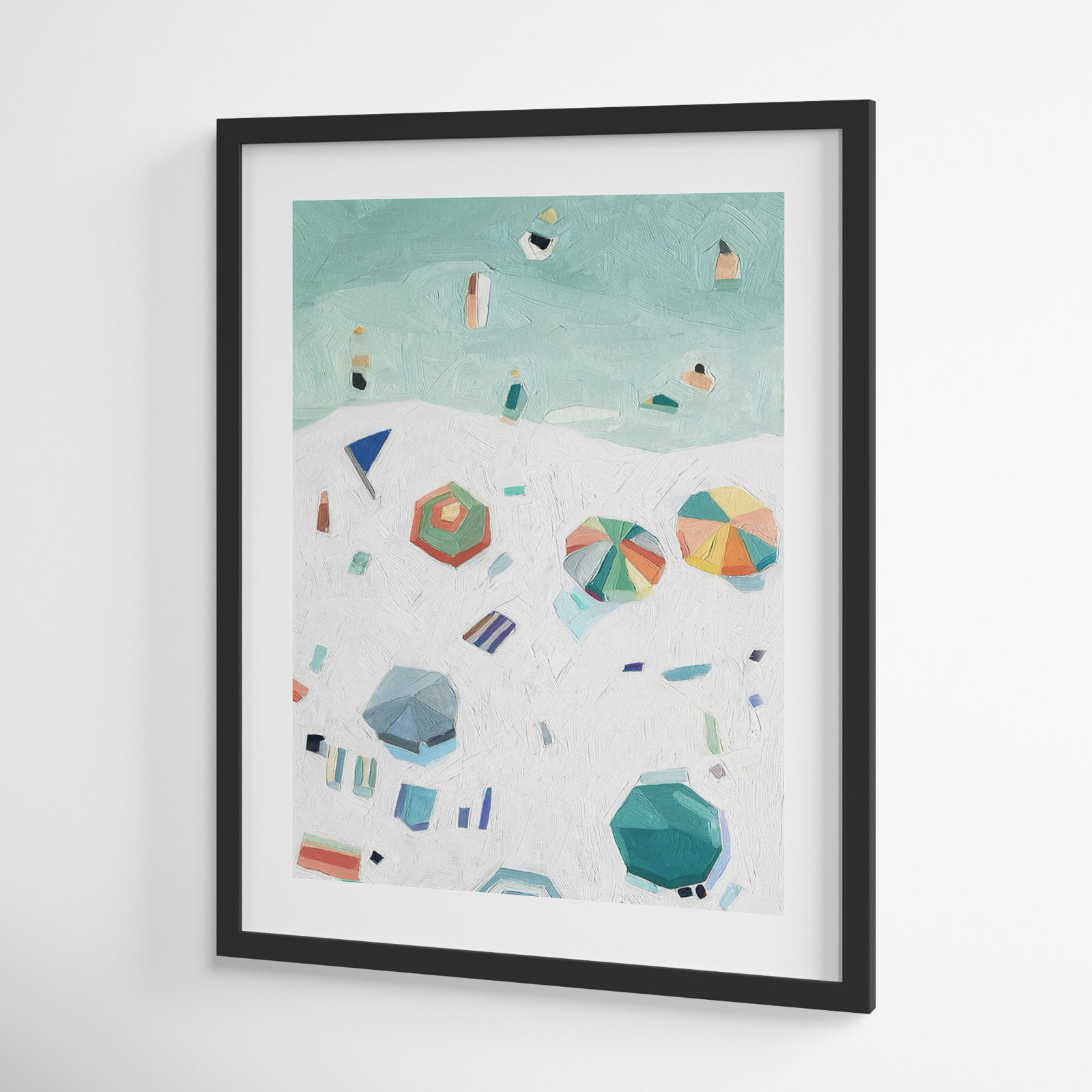 Beach Vista II Print by Emma Scarvey, 29" H x 23" W, Black Framed Paper