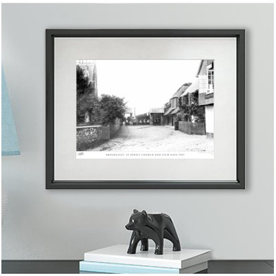 Broadclyst, St John's Church And Lych Gate 1907 - Single Picture Frame Print