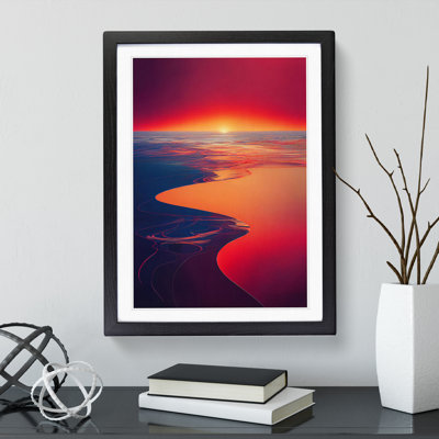 Creative Sunset View - Single Picture Frame Painting