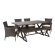 (only table)Kiser Rectangular 6 - Person 70.5" Long Dining Set with Cushions