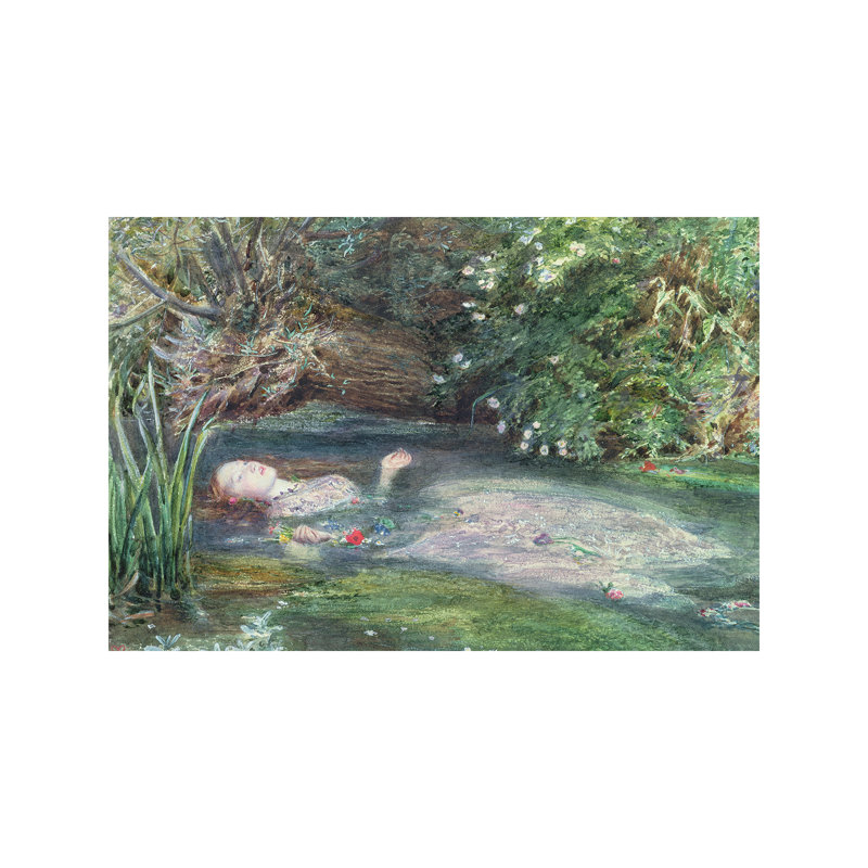Ophelia - Wrapped Canvas Painting, 66.04 cm H x 45.72 cm W x 3.175 cm D