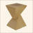 MGO Side Table, With Twisted Hourglass Design For Modern Interiors And Outdoor Spaces-1534490626
