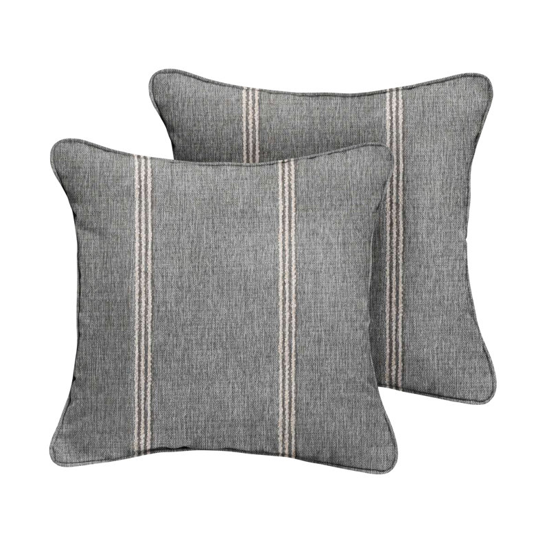 Coussin extérieur Adel Sunbrella, L 18 po x P 18 po, Tanné