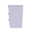 Fully Assembled Lebling 3 DrawerÂ Bedside Table-1323737351