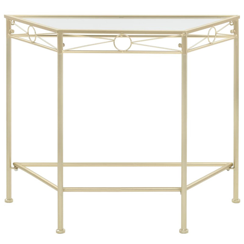 Aine End Table, Gold