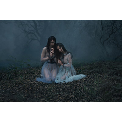 Creepy Ladies - Wrapped Canvas Print
