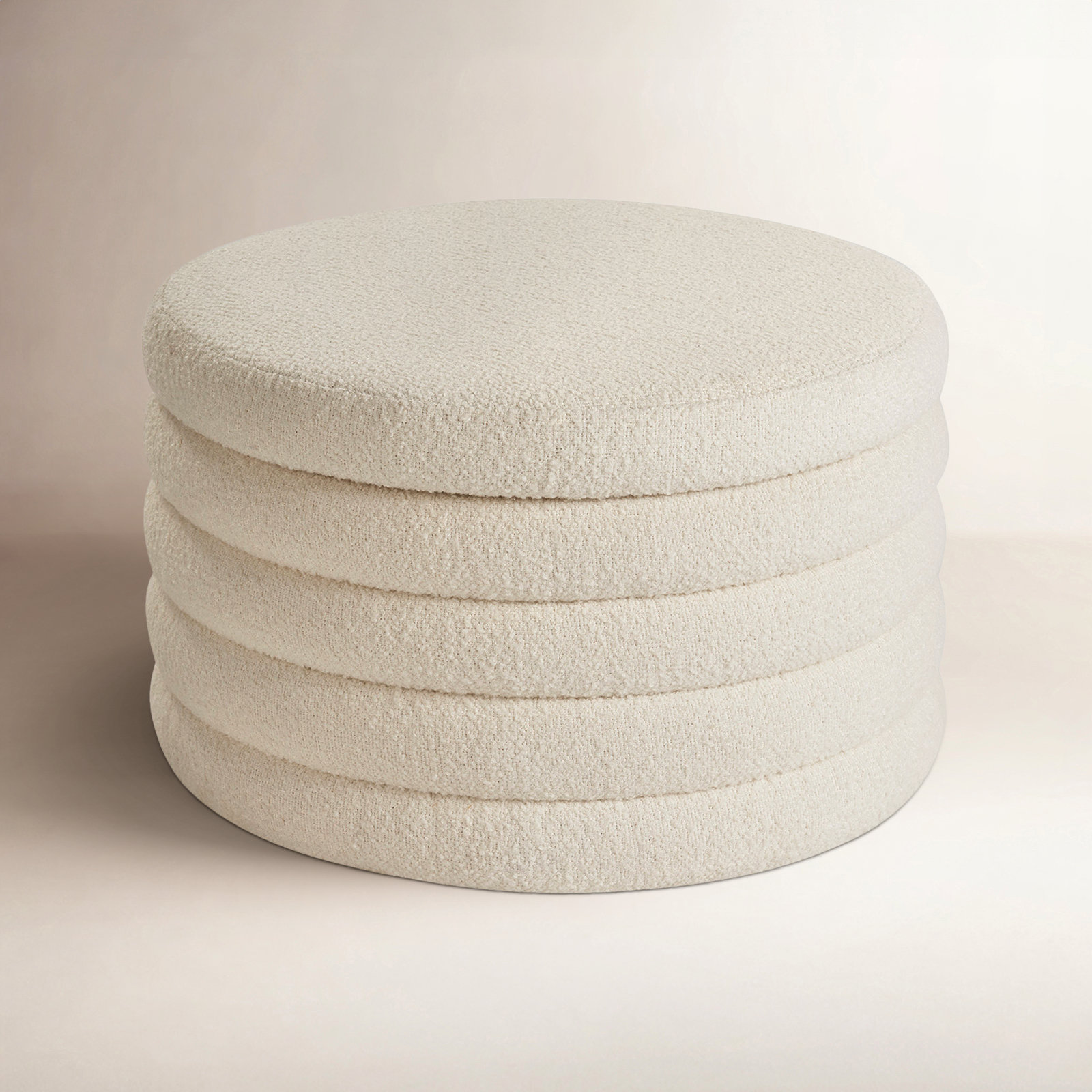 Obi Storage Ottoman (Berber Snow)