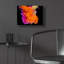 «Orange Burst» par Epic Portfolio, art mural en verre acrylique-2105638665