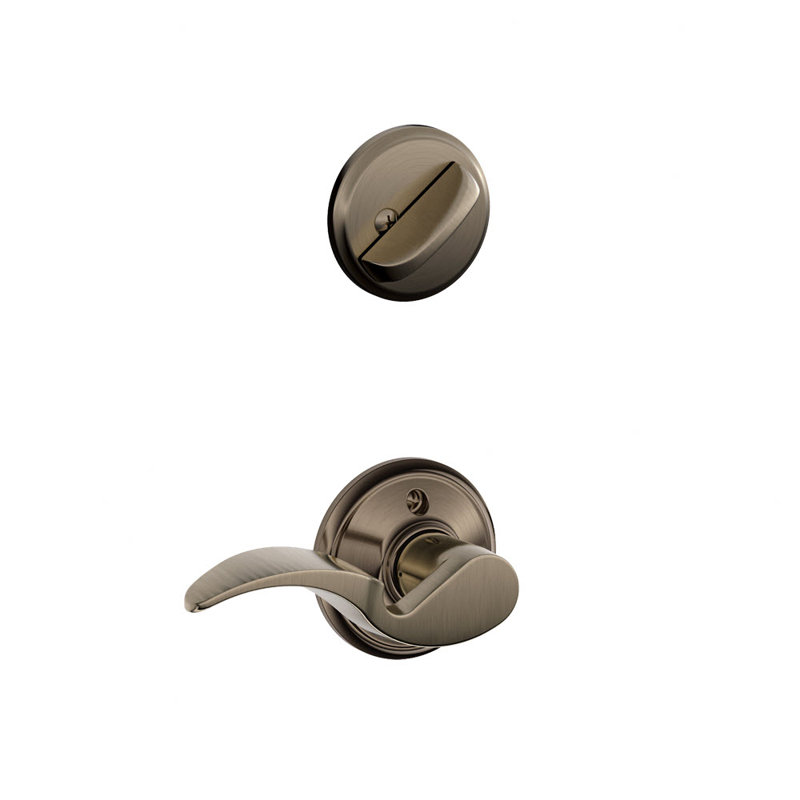 Avanti Single Cylinder Interior Lever Set, Oil Rubbed Bronze, Right