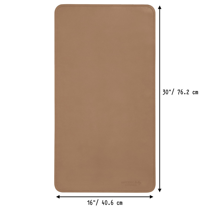 Matelas à langer en cuir reconstitué