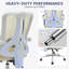 Chaise de bureau ergonomique en filet avec repose-pieds, roulettes pivotantes à 360 °-901489959-901489953