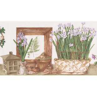 Bordure de papier peint 15 pi x 7 po Elegant