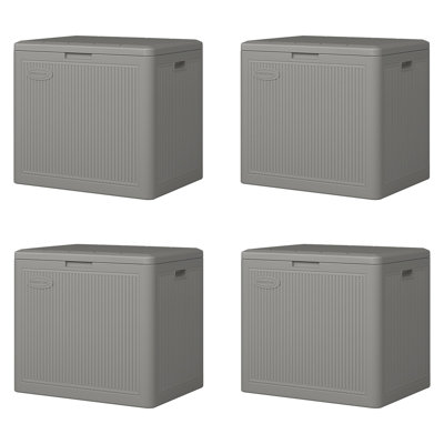 Suncast 21.5'' W 22 Gallons Water Resistant Plastic Lockable Deck Box