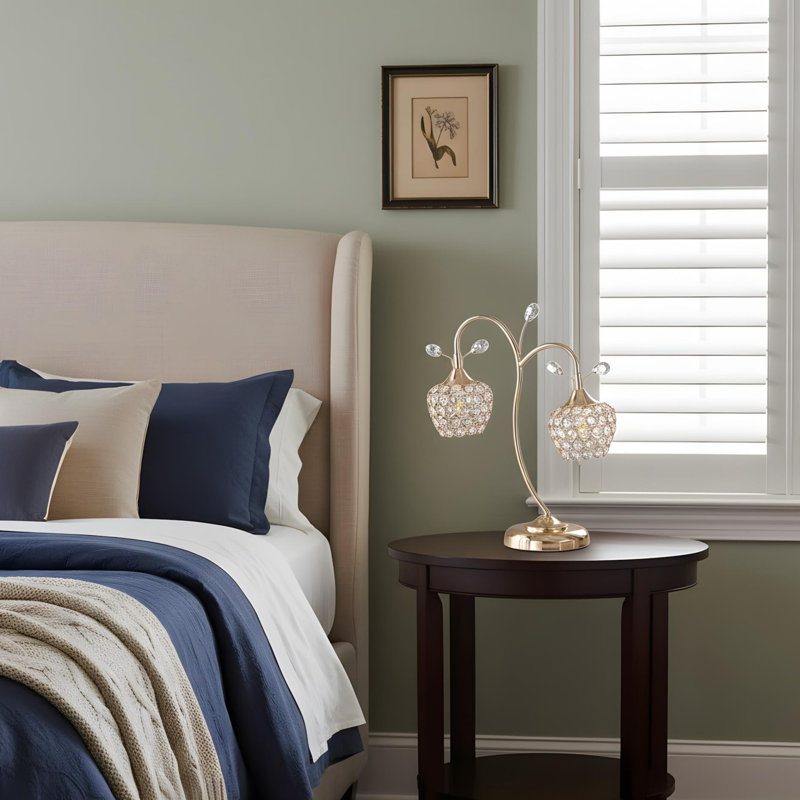 Lampe de table 17,25 pouces en or rose