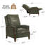 Fauteuil inclinable en similicuir l 32,3 po-1867559451