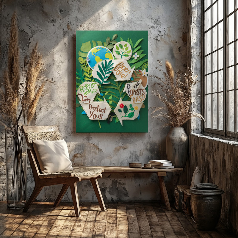 Reproduction d'art sur toile, "Art", H 24 po x l 18 po